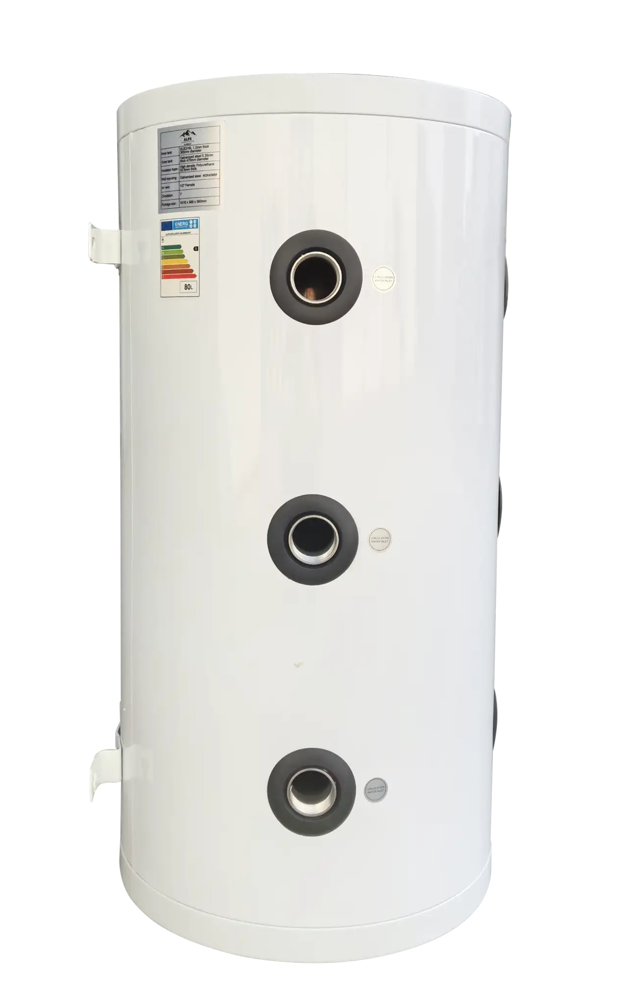 ALPS EXCLUSIVE AE-00080-BT - Edelstahl-Pufferspeicher (80L)