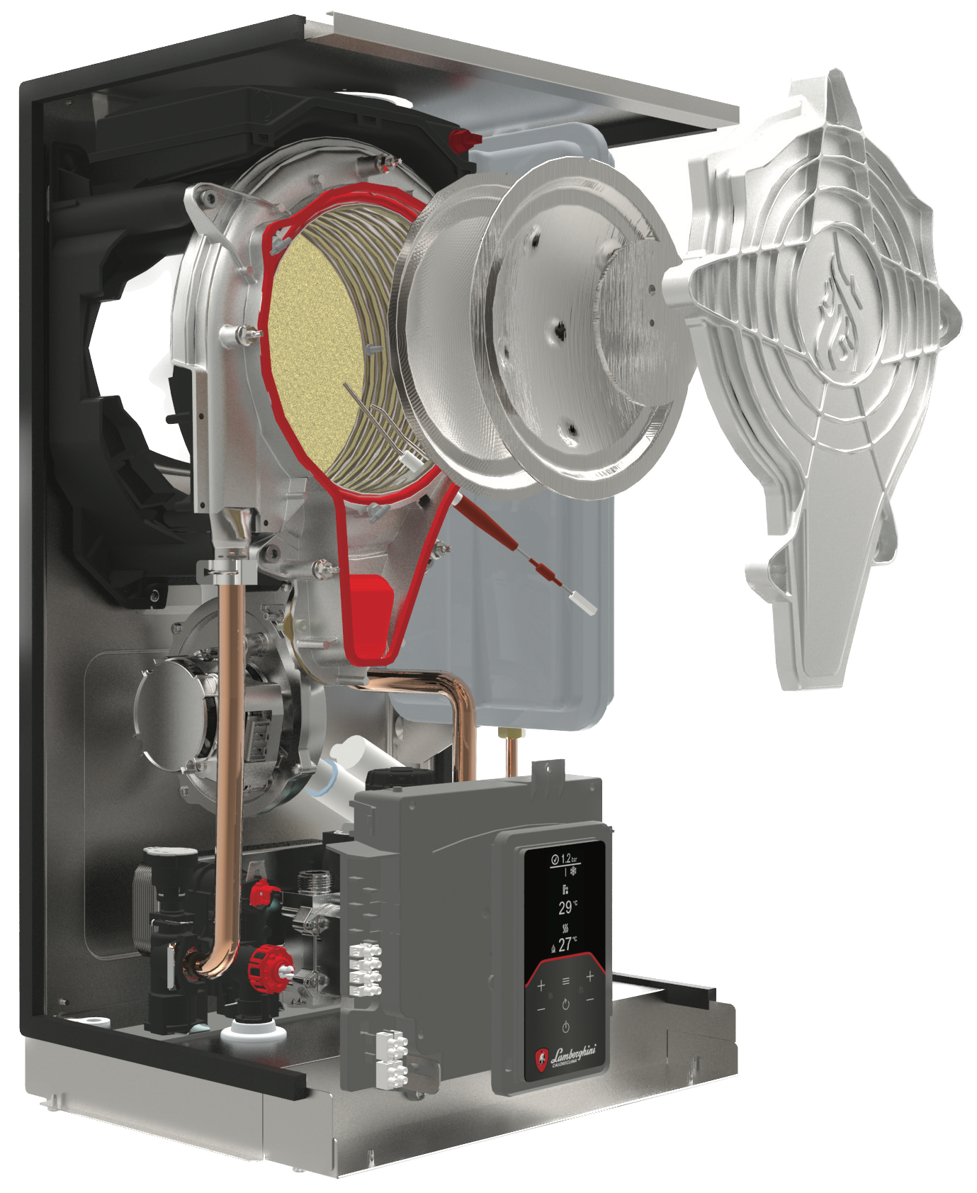 Lamborghini Caloreclima Alhena RRT Tech 34C - Brennwert-Kombitherme (3,4-30 kW CW5)
