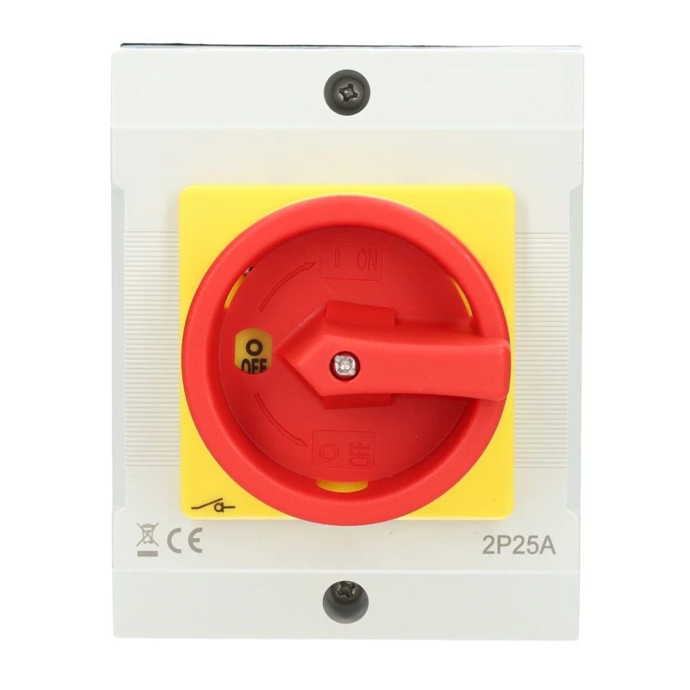 85013000 - EMAT - Arbeitsschalter Rot (2P 25A)