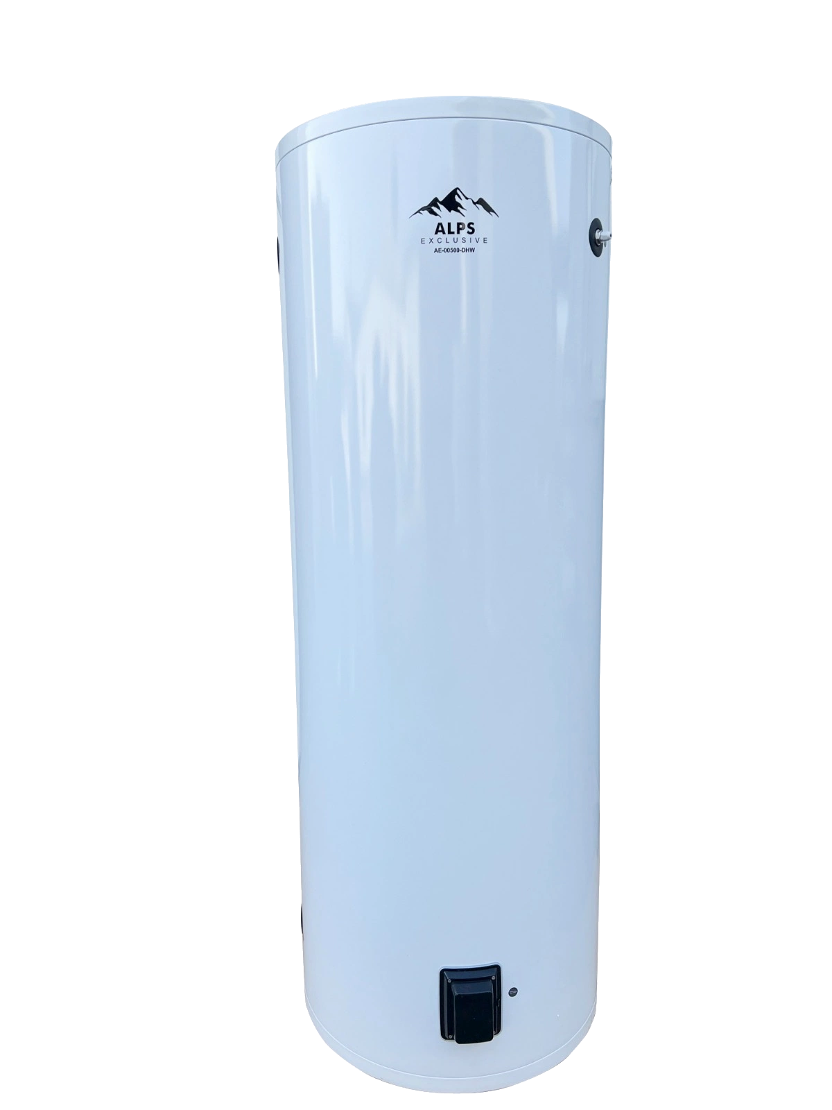 ALPS EXCLUSIVE AE-00500-DHW – Edelstahl-Warmwasserboiler mit einem Wärmetauscher (indirekt beheizt) (500L)