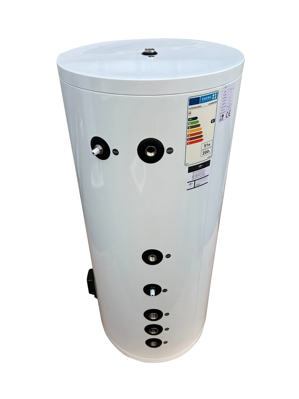 ALPS EXCLUSIVE AE-00200-DHW - Edelstahl-Warmwasserboiler (200L)
