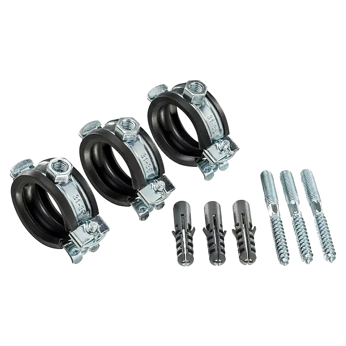 Admiral 30736773 - Set Klick-Rohrschellen 31 - 35 mm (3 St.)
