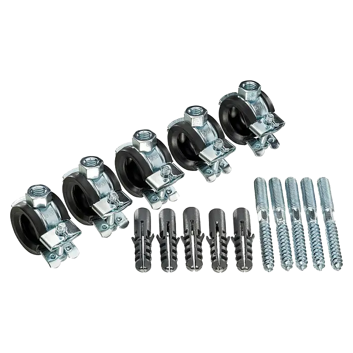 Admiral 30638073 - Set Klick-Rohrschellen 21 - 25 mm (5 St.)