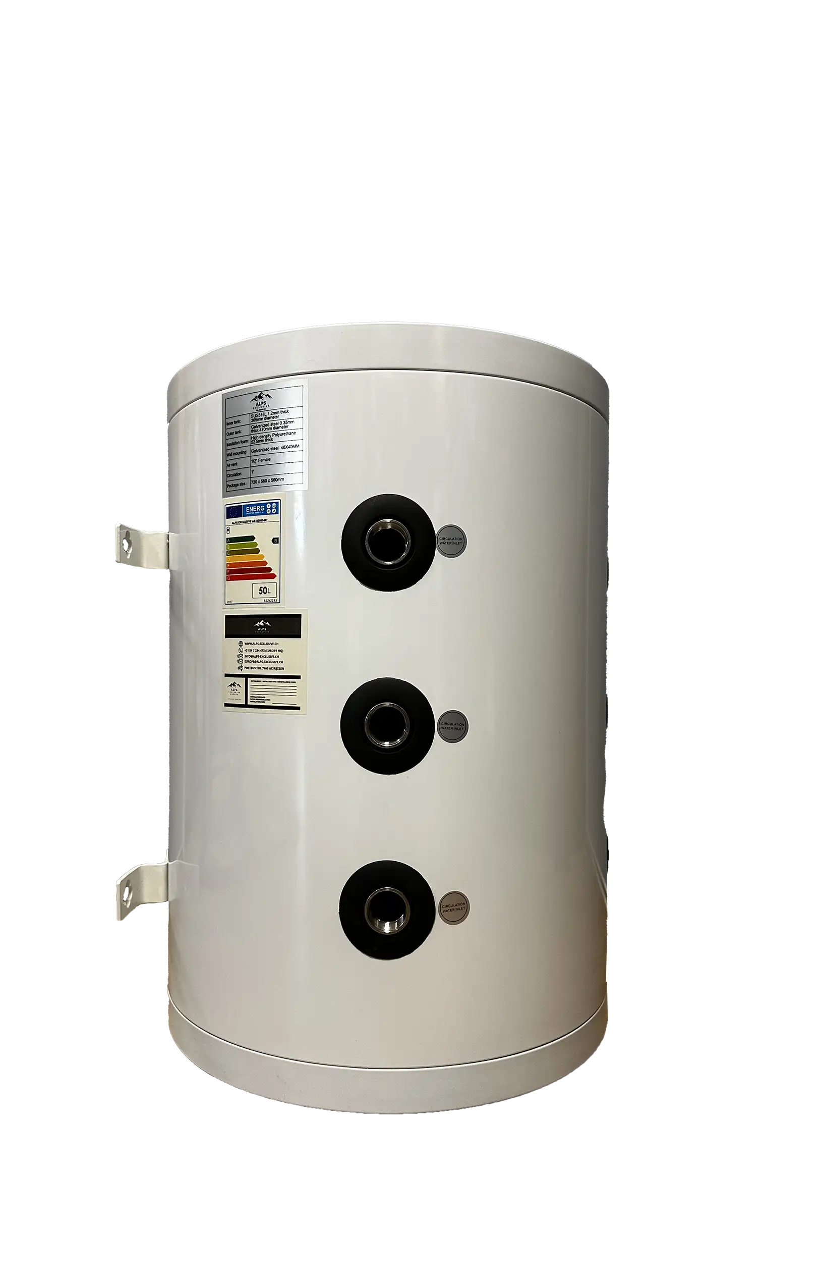 ALPS EXCLUSIVE AE-00050-BT - Edelstahl-Pufferspeicher (50L)
