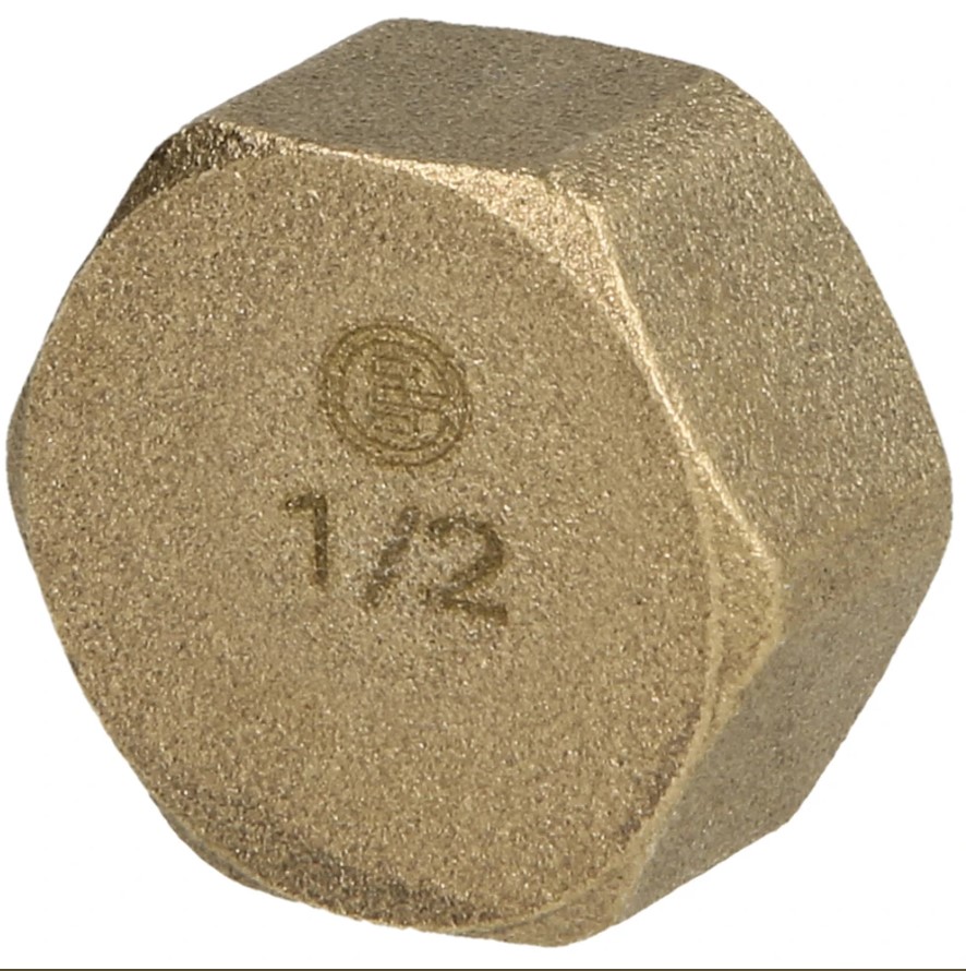 OEG AS812500 - Messing Kappe (G 1/2