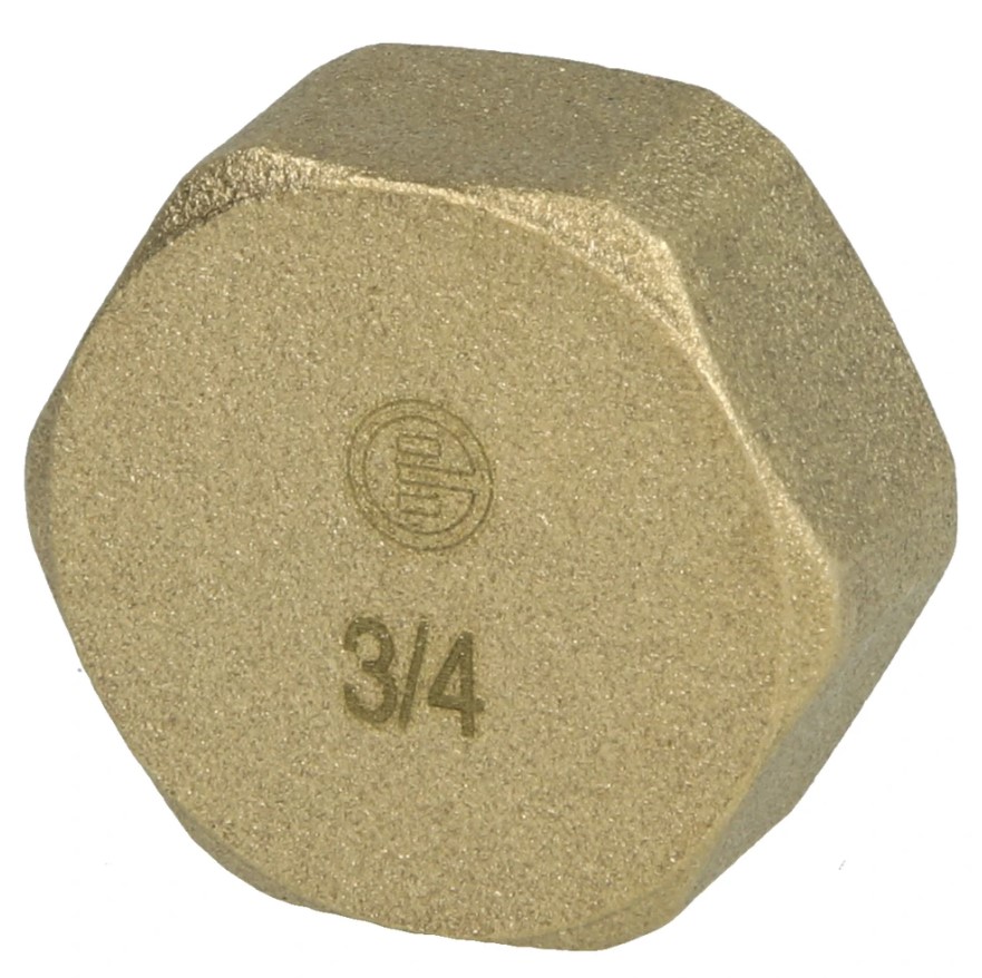 OEG AS812501 - Messing Kappe (G 3/4