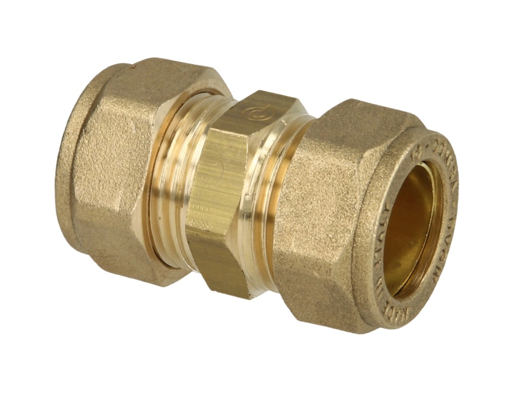 OEG 802016004 - Messing Klemmverschraubung gerade (12 mm)