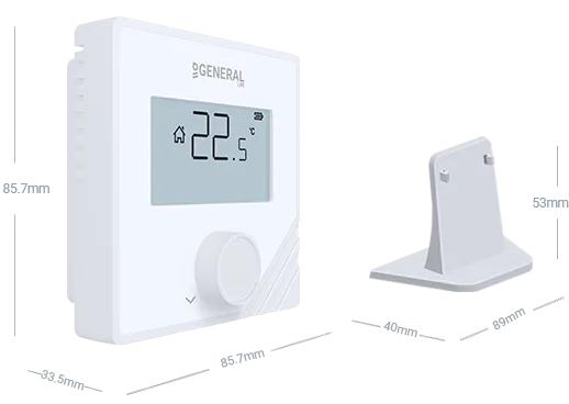 General Mitra 25S – Intelligenter drahtloser Thermostat (230VAC)