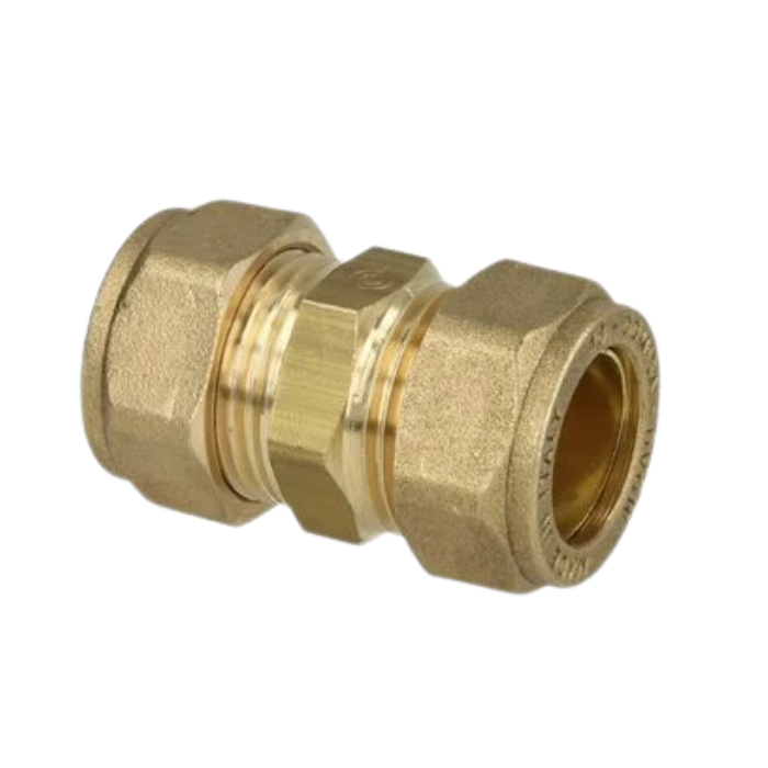 OEG 802016006 - Messing Klemmverschraubung gerade (15 mm)