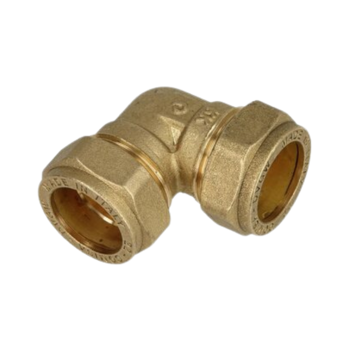 OEG 802016165 - Messing Klemmverschraubung Winkel 90° (15 mm)