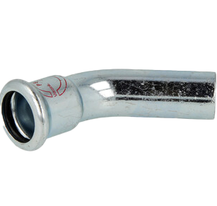 OEG 802004522 - C-Stahl Pressfitting Verlängerung 45° Bogen M-Kontur (28 mm)