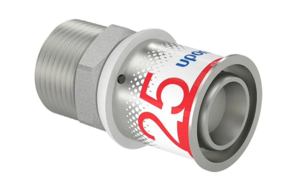 Uponor Pressfitting Übergang U-Kontur 25 mm x G 3/4