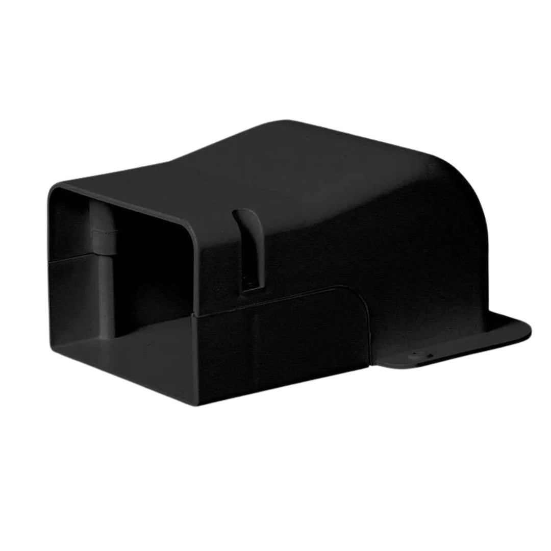 SpeediDuct Mauerabdeckung - 70 mm (Schwarz)