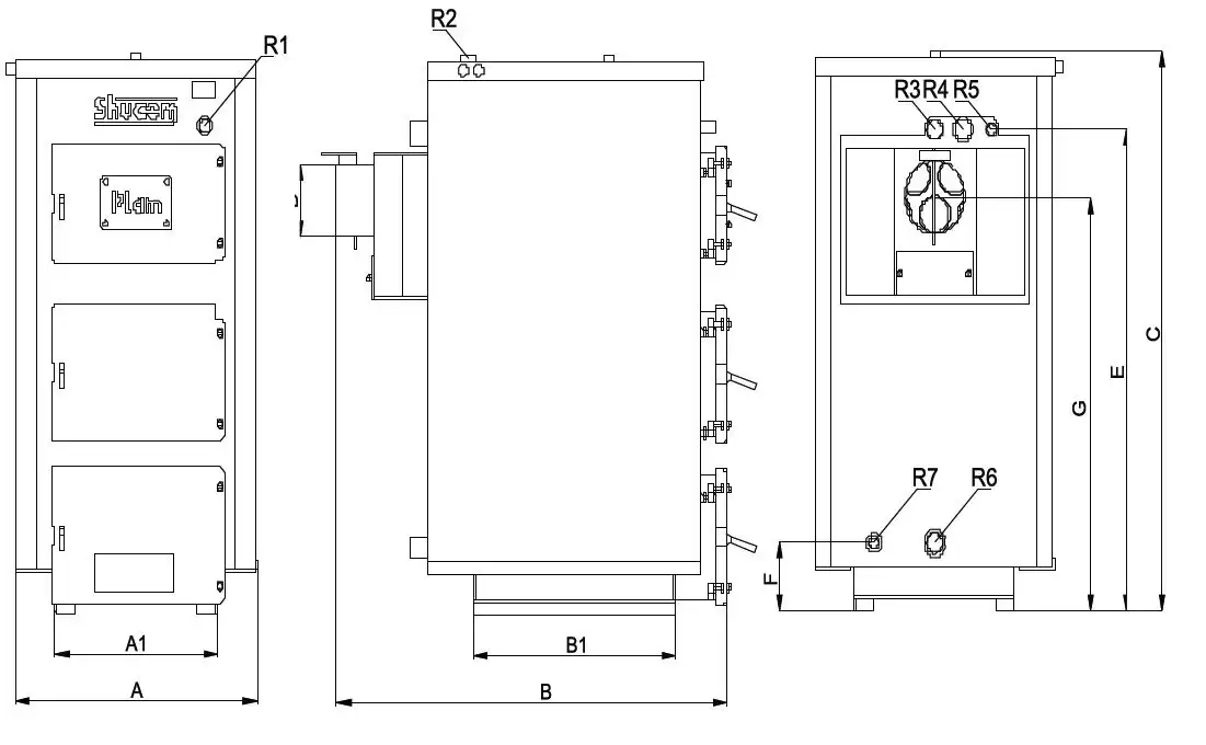 Sukom R25 - Holzkessel (25 kW)