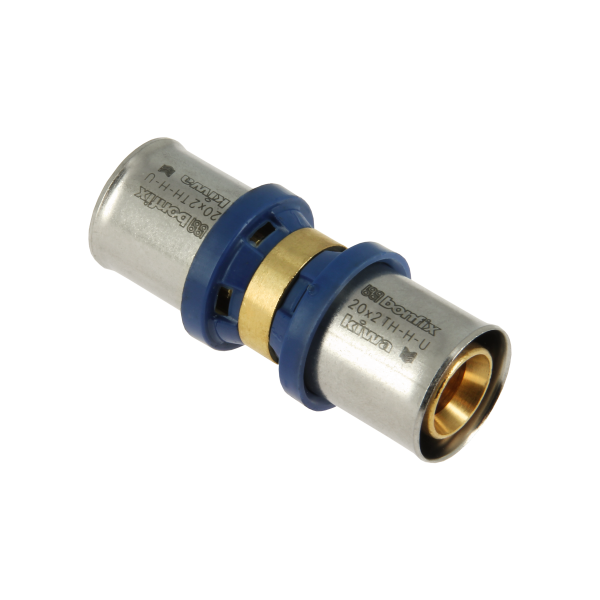 BONFIX 2000120 - Messing Gerade Kupplung (20 x 20 mm)