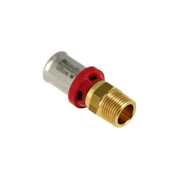 BONFIX 2000235 - Messing Pressfitting gerade (16 x G 3/4