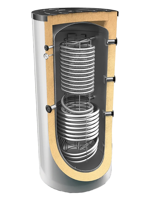 Tesy V11S50075HYG5.0C - Hygienespeicher mit 1 Wärmetauscher & Edelstahl-Trinkwasserspirale (500 L)
